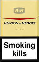 Benson & Hedges Gold Cigarettes pack