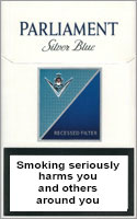 Parliament Silver Blue (Extra Lights) Cigarettes pack